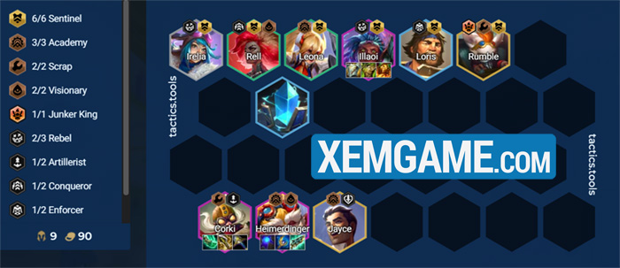 doi-hinh-leo-rank-13-4-4 ĐTCL 13.4: Top đội hình leo rank hiệu quả xuyên Tết Nguyên Đán doi hinh leo rank 13 4 4