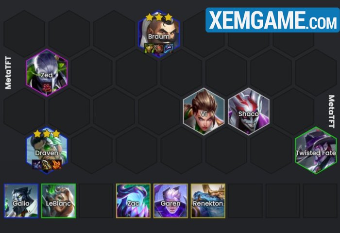 ĐTCL Mùa 14: Học chơi đội hình Mã Hóa “thu thập data” với chủ lực Draven doi hinh ma hoa mua 14 1