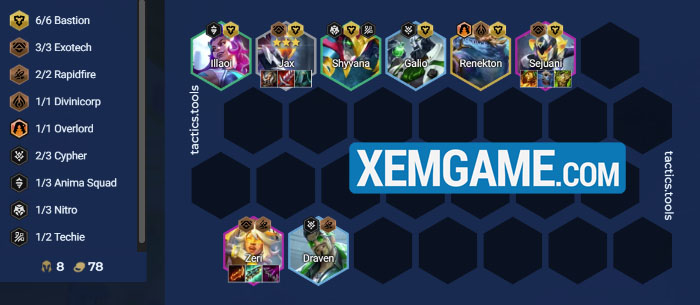 ĐTCL 14.2: Xây dựng các đội hình Nâng Cấp Tướng mạnh mẽ nhất doi hinh nang cap tuong dtcl 14 2 3