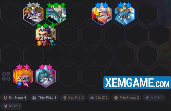 ĐTCL 14.5: Đội hình reroll Kim Ngưu nổi lên như một hiện tượng mới doi hinh reroll graves 14 5 1