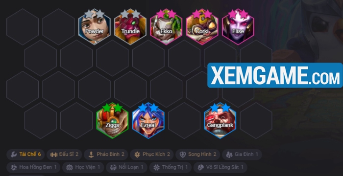 ĐTCL 13.3: Đội hình Tái Chế trở lại meta với chủ lực Corki tiền tuyến doi hinh tai che 13 3 1