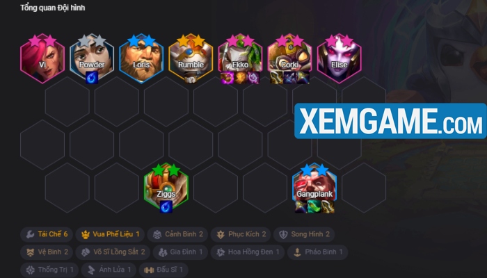 ĐTCL 13.3: Đội hình Tái Chế trở lại meta với chủ lực Corki tiền tuyến doi hinh tai che 13 3 2