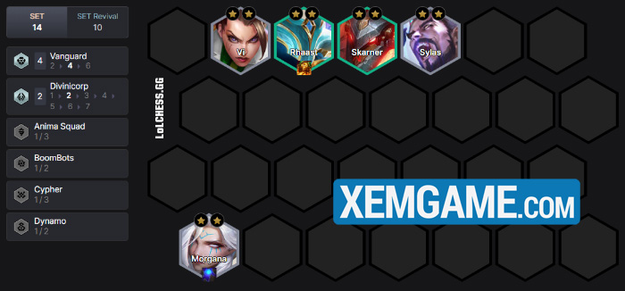 ĐTCL 14.4: Đội hình thuần Thần Pháp dần thay thế Công Nghệ Cao khi ghép cùng Vex doi hinh thuan than phap 1