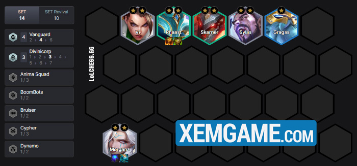 ĐTCL 14.4: Đội hình thuần Thần Pháp dần thay thế Công Nghệ Cao khi ghép cùng Vex doi hinh thuan than phap 2