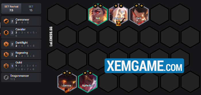 ĐTCL Tái Hiện 7.5: Tìm hiểu cách sử dụng bài Xayah Cuồng Long, bài cơ bản nhưng hiệu quả doi hinh xayah cuong long 1