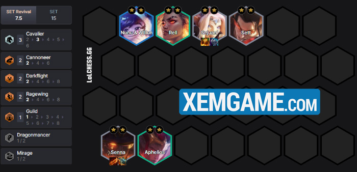 ĐTCL Tái Hiện 7.5: Tìm hiểu cách sử dụng bài Xayah Cuồng Long, bài cơ bản nhưng hiệu quả doi hinh xayah cuong long 2