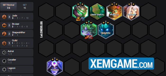 ĐTCL Tái Hiện 7.5: Hướng dẫn con bài dị Gnar Ngọc Long reroll – lỗi hơn cả Long Thần doii hinh gnar ngoc long 2