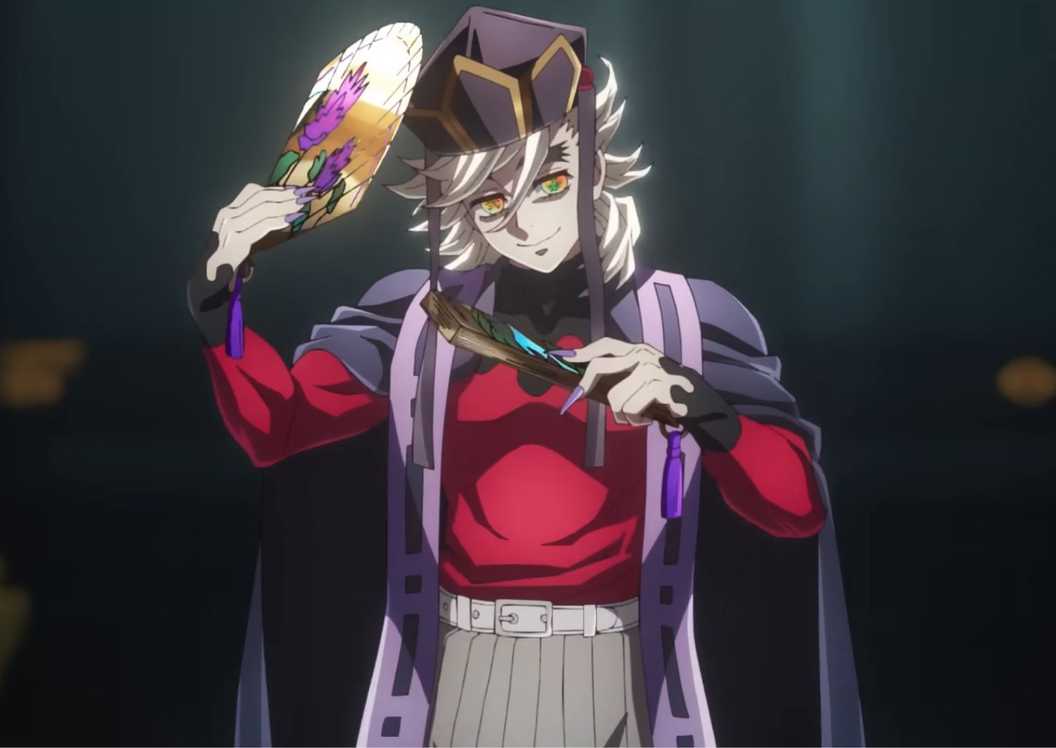 Doma introduces himself to Shinobu - Demon Slayer