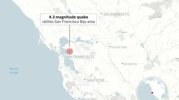 Động đất 4,3 độ Richter làm rung chuyển Vùng Vịnh San Francisco dong dat 53872805112744731337811 67963504621529320071767 1758596235989 1758596236390510549080