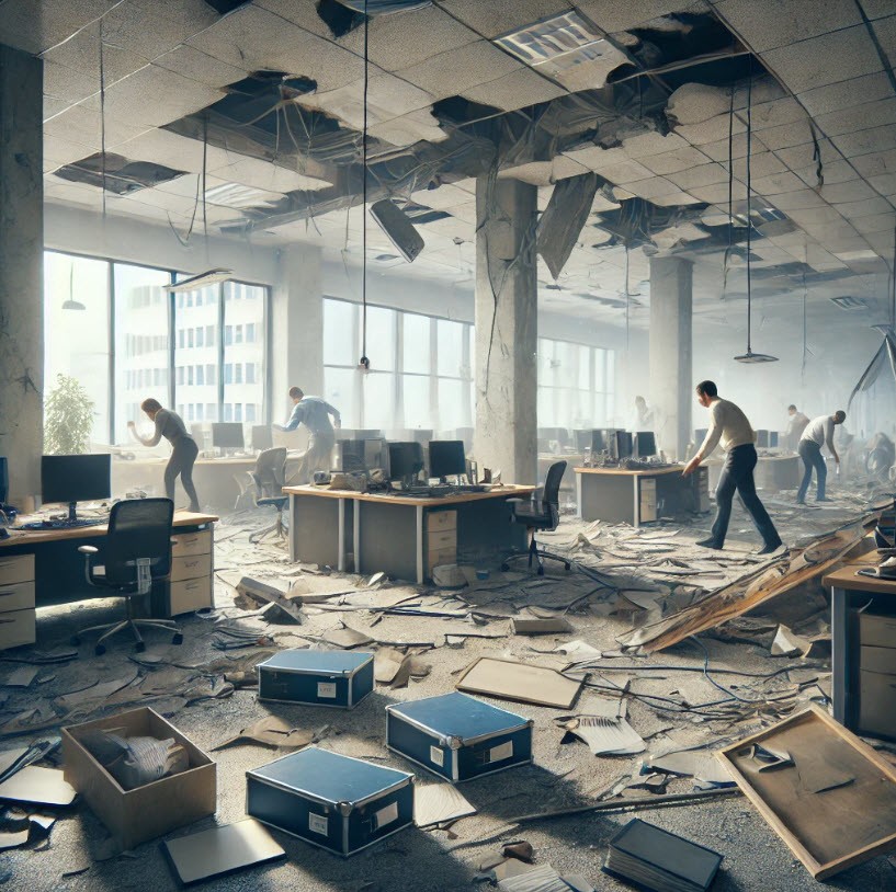 Dư chấn có thể tiếp tục xảy ra sau trận động đất chính, vì vậy hãy luôn đề phòng và sẵn sàng ứng phó (Ảnh: AI)