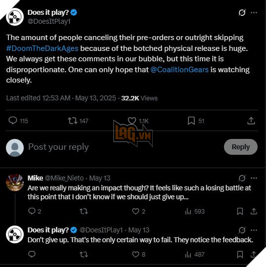 Mua Doom: The Dark Ages Bản Đĩa Phải Tải Toàn Bộ Game, Hàng Loạt Đơn Đề Nghị Hoàn Tiền 3