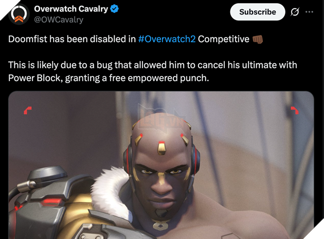 Overwatch 2 Bat Ngo Vo Hieu Hoa Hero Doomfist De Dieu Tra Loi 2 Lỗi mới khiến Doomfist có thể tăng cường sức mạnh cho Rocket Punch mà không mất chiêu cuối