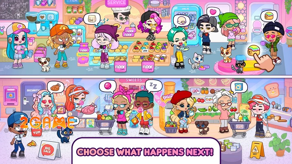 Dopples World – Cuộc phiêu lưu sandbox sáng tạo mở khoá trí tưởng tượng vô tận dopplesworld 2