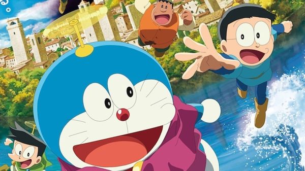 Doraemon Movie 2025 Gây Bão: Đánh Bại Mọi Đối Thủ, Vươn Lên Top 1 Doanh Thu Phòng Vé Nhật Bản dora esekai poster tjuujpg