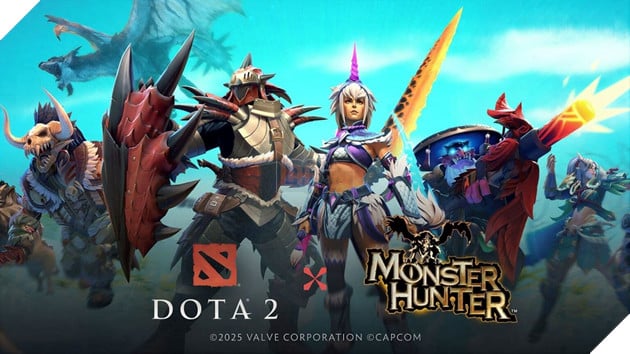 DOTA 2 Bất Ngờ Công Bố Hợp Tác Cùng Thương Hiệu Monster Hunter