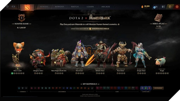 DOTA 2 Bất Ngờ Công Bố Hợp Tác Cùng Thương Hiệu Monster Hunter 2