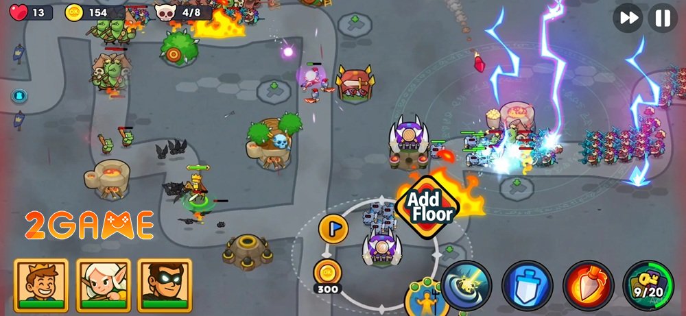 Double Defense TD: Twinhold – Đồ hoạ hoạt hình, lối chơi ấn tượng doubledefensetdtwinhold 3