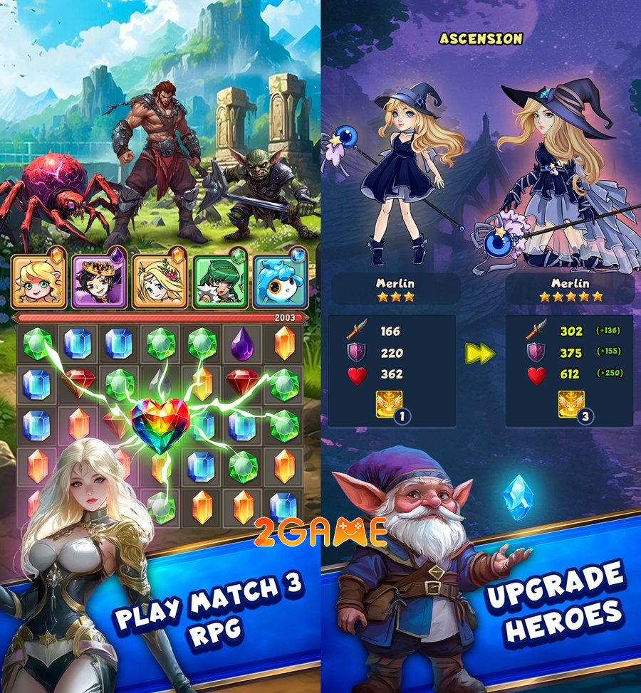 Dragon Ring – Game match 3 theo chủ đề giả tưởng có yếu tố nhập vai dragonringmobile 2