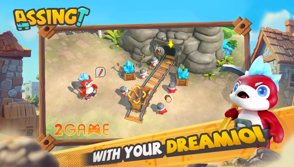 Giải cứu và thu phục quái thú trong game Dreamio Rush dreamio rush 1