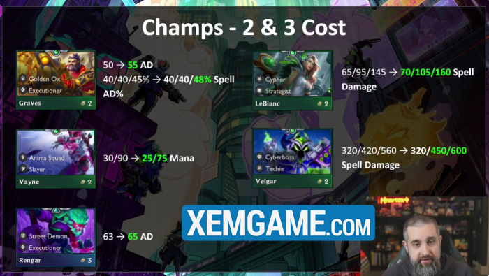 dtcl-14-5-thay-doi-4 ĐTCL 14.5: Thay đổi quan trọng bộ trang bị/Tạo Tác, Chuyên Viên Công Nghệ Cao được buff dtcl 14 5 thay doi 4