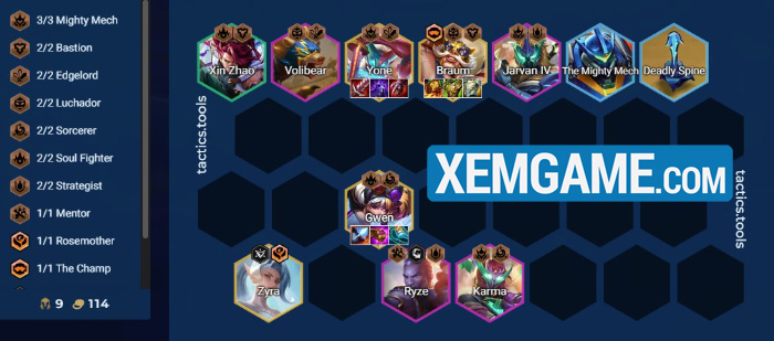 ĐTCL 15.1b: Top đội hình tỉ lệ thắng cho bản vá đầu tiên mùa 15 dtcl 15 1b top doi hinh 6