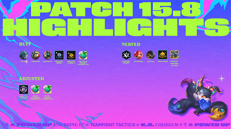 dtcl-158 Chi tiết bản cập nhật DTCL 15.8 TFT ngày 5/11 dtcl 158