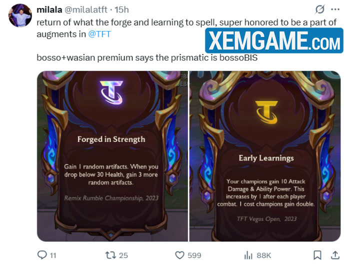 ĐTCL mùa 16 sẽ có những Lõi đặc biệt vinh danh tuyển thủ từng vô địch CKTG dtcl mua 16 co loi dac biet vinh danh 1