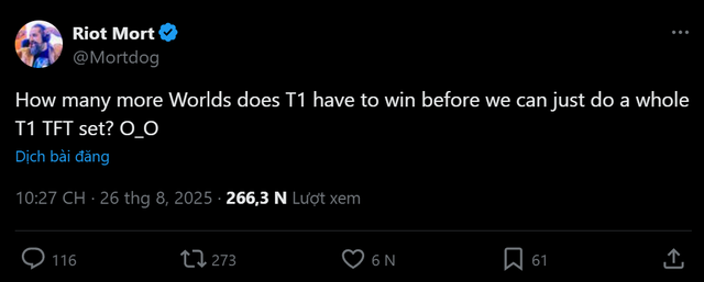 Trưởng dự án ĐTCL hé lộ ý tưởng táo bạo về T1 khiến cộng đồng bùng nổ- Ảnh 1. Trưởng dự án ĐTCL hé lộ ý tưởng táo bạo về T1 khiến cộng đồng bùng nổ- Ảnh 1.