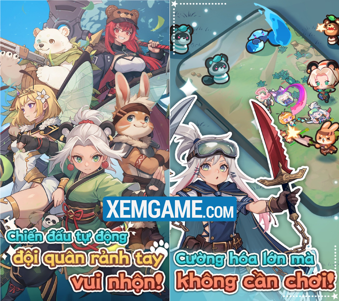 Paw Crusade: Idle RPG – game nhập vai thuần giải trí mới xuất hiện du an moi