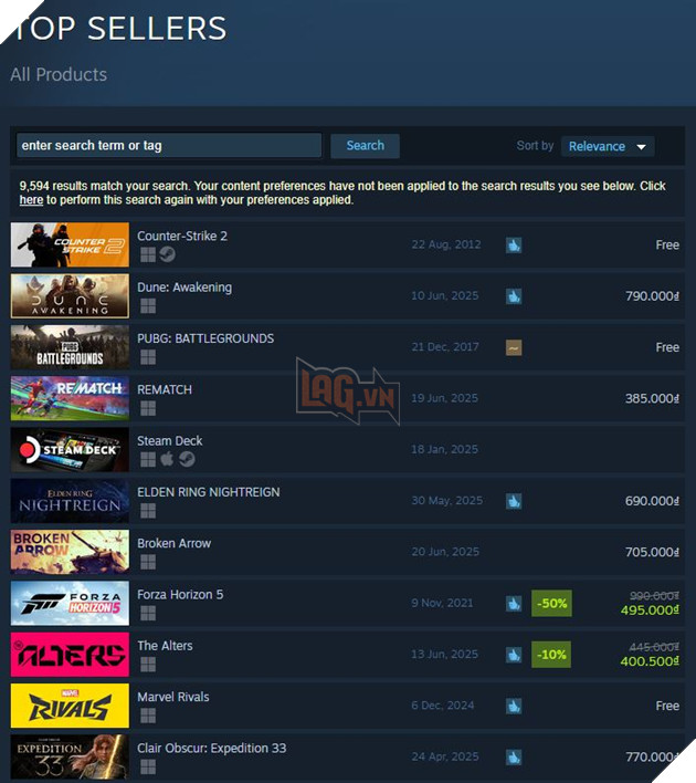 Dune: Awakening Bung No Luong Nguoi Choi Tren Steam, Vuot Qua Ca Elden Ring Nightreign 3 Dune: Awakening cũng có doanh thu bán chạy thứ hai trên Steam