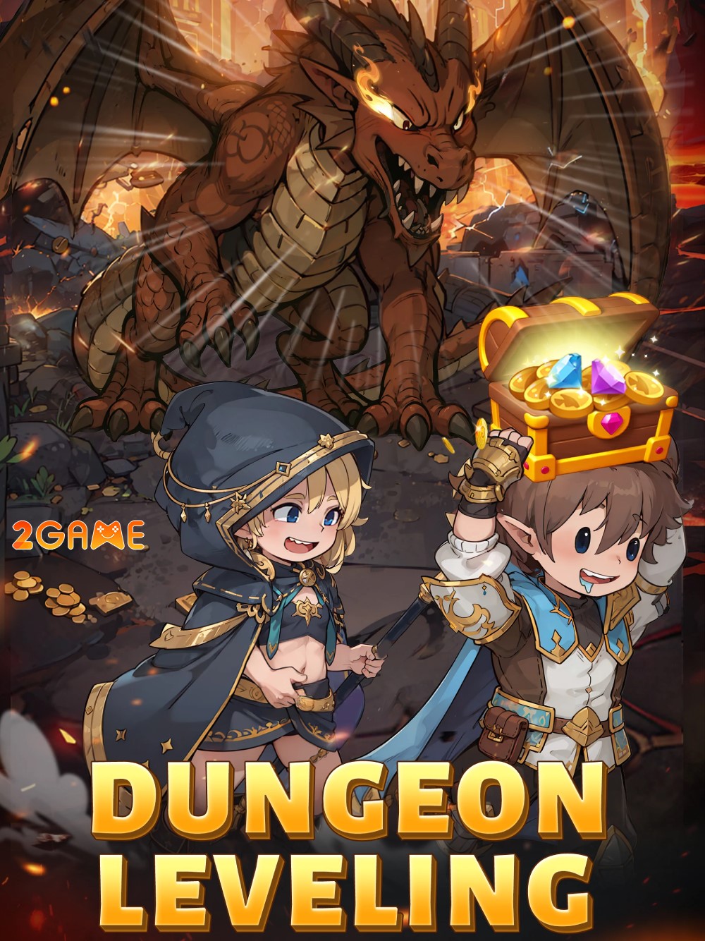 Dungeon Leveling – Game nhập vai cày cuốc cực chill mới ra mắt dungeon leveling 1