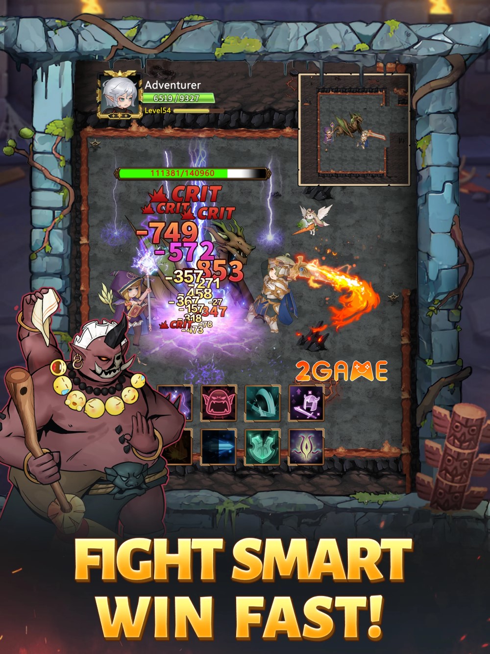 game nhập vai cày cuốc Dungeon Leveling