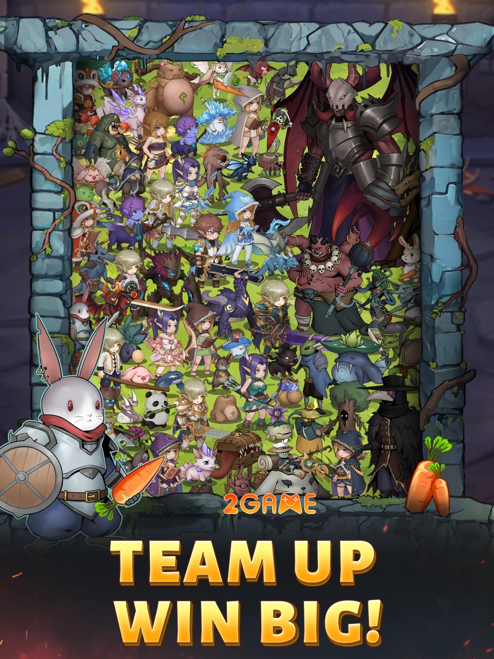 game nhập vai cày cuốc Dungeon Leveling