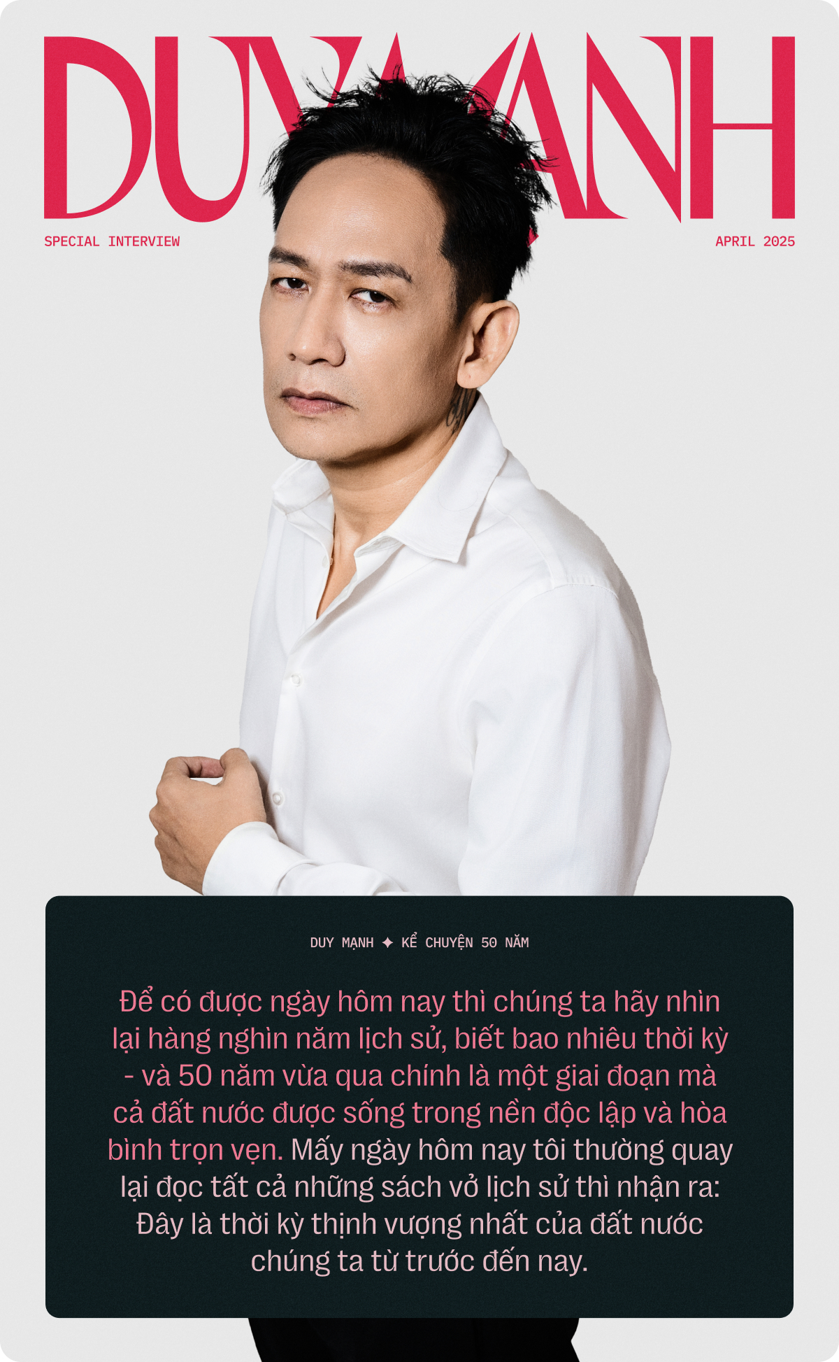 Nghe Duy Mạnh kể chuyện 50 năm: