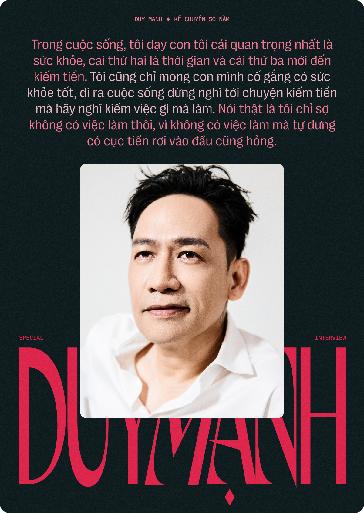 Nghe Duy Mạnh kể chuyện 50 năm: