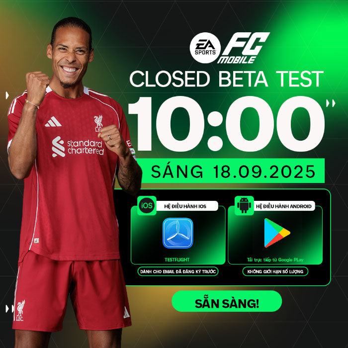 EA SPORTS FC Mobile chính thức mở trải nghiệm sớm Closed Beta Test tại Việt Nam ea sports fc mobile 1