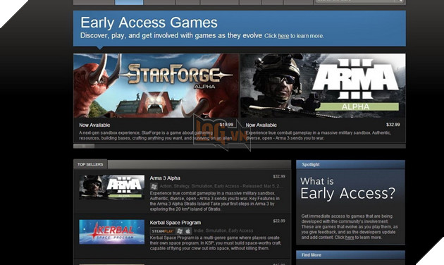 Steam bo sung them thong bao cho game Early Access Steam bổ sung thêm thông báo cho game Early Access có khả năng không hoàn thành cho người dùng 3