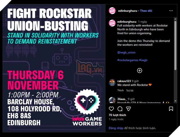 Rockstar Games Lên Tiếng Về Việc Sa Thải Một Loạt Các Nhà Phát Triển GTA 6 3