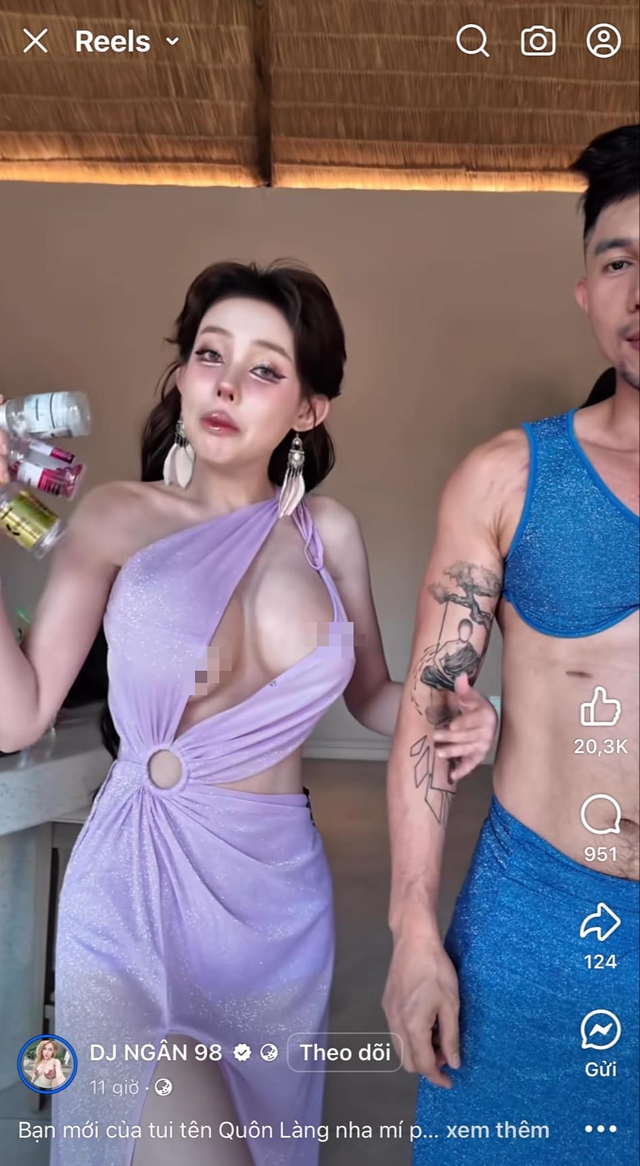 Làm content với bạn trai, Ngân 98 lộ khoảnh khắc nhạy cảm, nhanh chóng có hành động