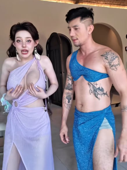 Làm content với bạn trai, Ngân 98 lộ khoảnh khắc nhạy cảm, nhanh chóng có hành động