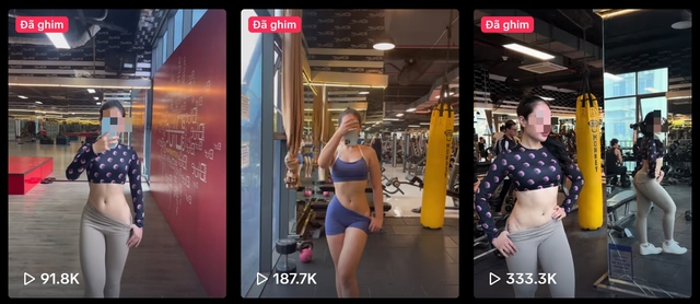 Cô gái đi tập gym có hành động lạ Cô gái đi tập gym có hành động lạ