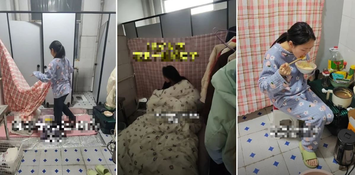 Cô gái 18 tuổi sống trong toilet cửa hàng để tiết kiệm tiền- Ảnh 2.