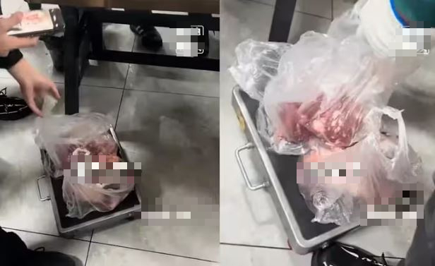 Đi ăn buffet, hai người đàn ông bị bắt quả tang có hành động