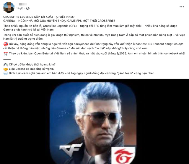 Xuất hiện thông tin CrossFire Legends sẽ về với NPH mới, cộng đồng nhắc chung một cái tên- Ảnh 2.