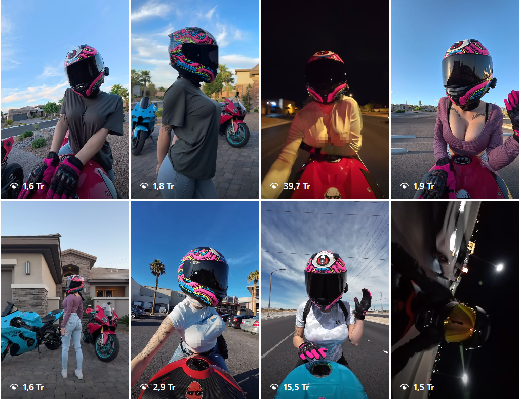 Nữ quái xế gây phẫn nộ khi đăng tải video vừa nhạy cảm vừa có tính chất cực nguy hiểm- Ảnh 2. Nữ quái xế gây phẫn nộ khi đăng tải video vừa nhạy cảm vừa có tính chất cực nguy hiểm- Ảnh 2.