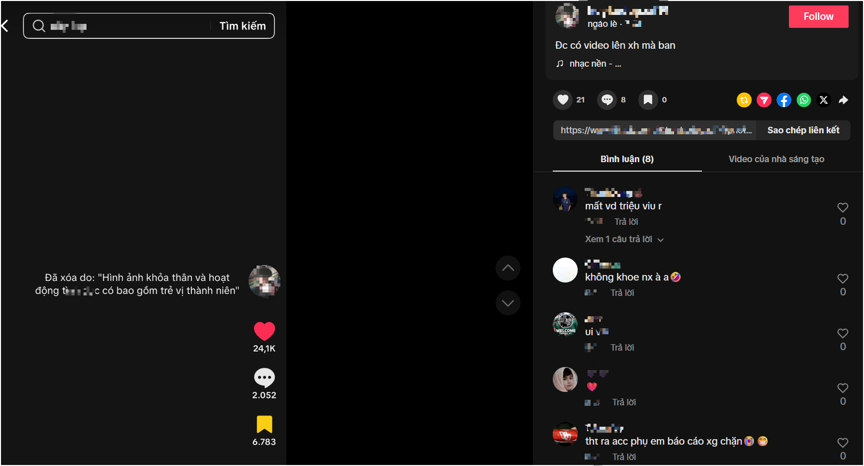 TikToker đăng video dung tục, CĐM bất lực nhìn clip này lên xu hướng, nền tảng