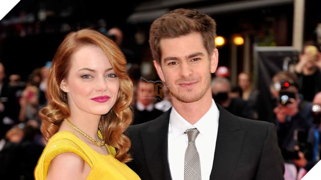 Hình ảnh nữ diễn viên Emma Stone và sao nam The Amazing Spider-Man.