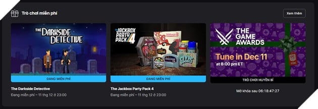 Epic Games Store Chinh Thuc Cong Bo Tang Game Vao Ngay Dien Ra The Game Awards Epic Games Store Chính Thức Công Bố Tặng Game Vào Ngày Diễn Ra The Game Awards