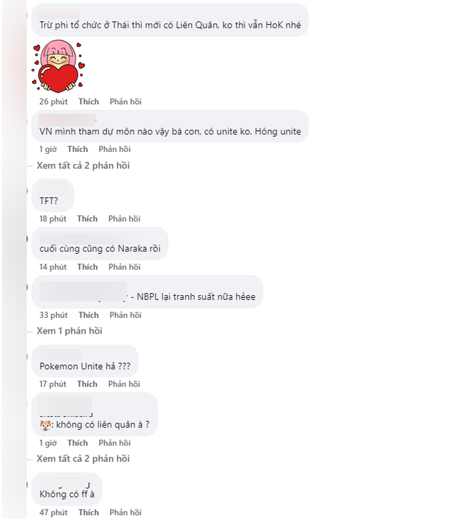 Game mũi nhọn biến mất trong danh sách ASIAD 2026, xuất hiện loạt tên tuổi