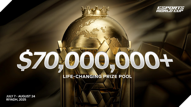 Nhung Doi Tuyen The Thao Dien Tu Viet Nam Gop Mat Tai Esports World Cup 2025 Tổng giải thưởng hơn 70 triệu đô-la Mỹ